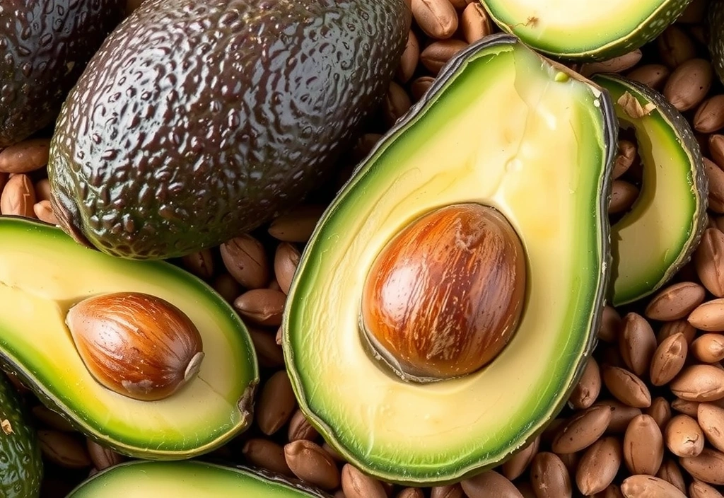 Fuentes alimenticias específicas de Vitamina E (aguacate, semillas)